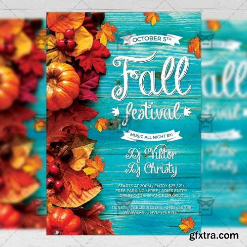Fall Festival Flyer - Seasonal A5 Template Fall Festival Flyer - Seasonal A5 Template