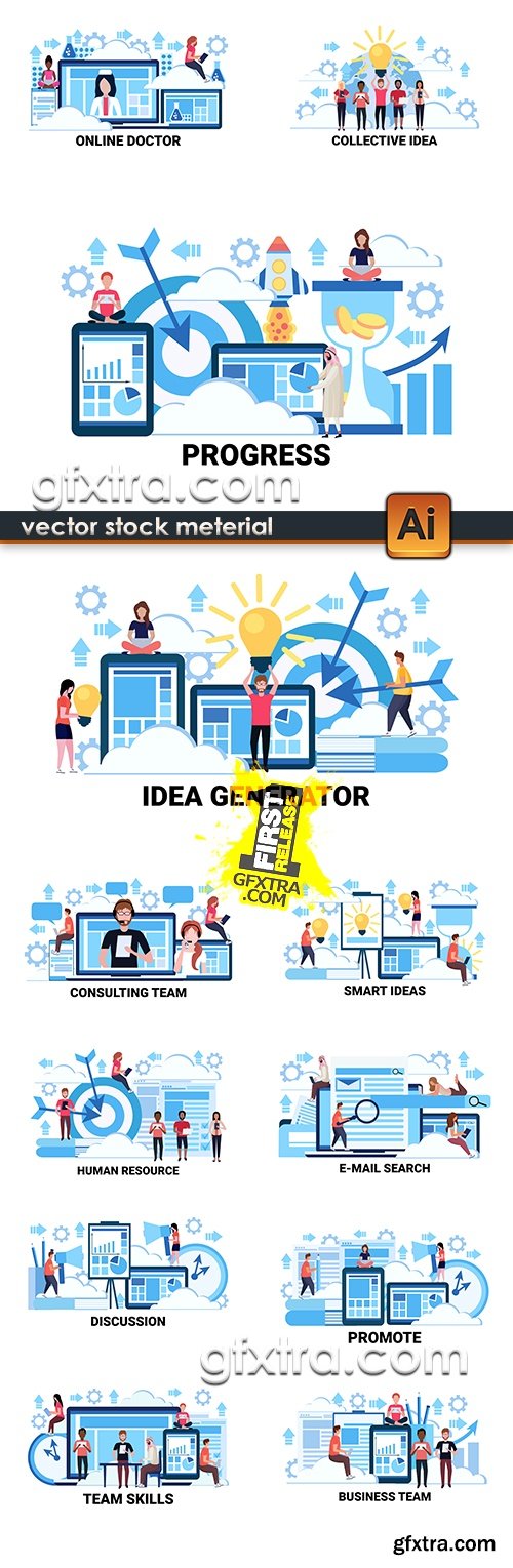 Business company successful professional employee strategy