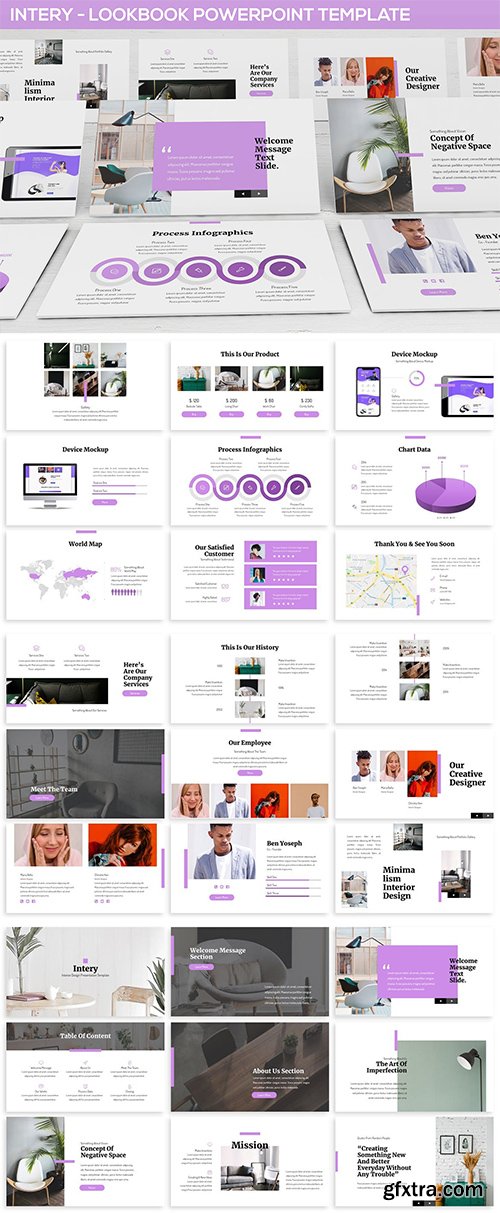 Intery - Lookbook Powerpoint Template Intery - Lookbook Powerpoint Template