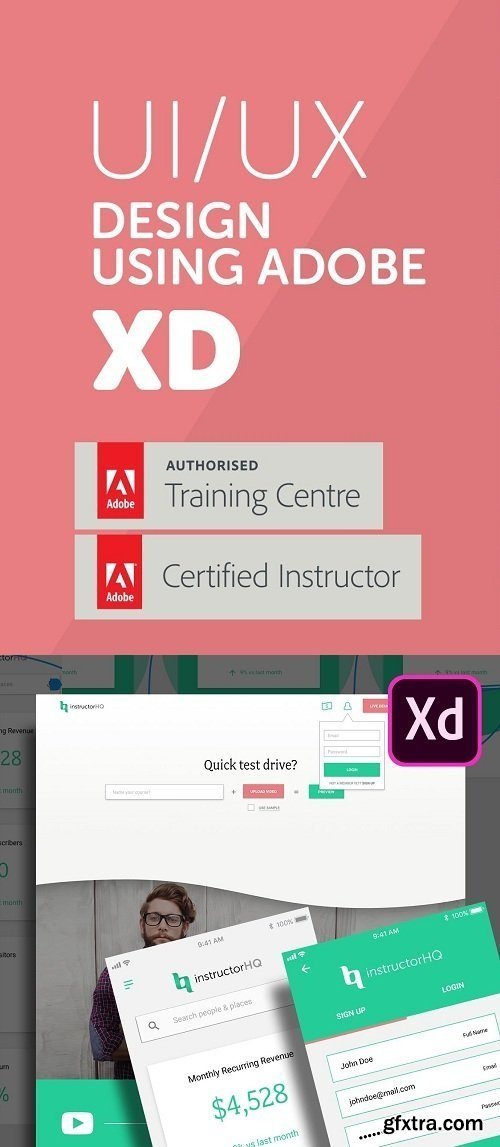 UI/UX & Web Design using Adobe XD 2018 - User Experience Design