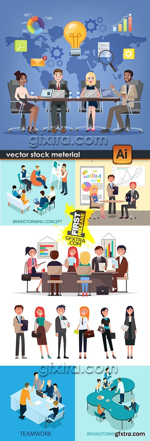 Business conference team working business people