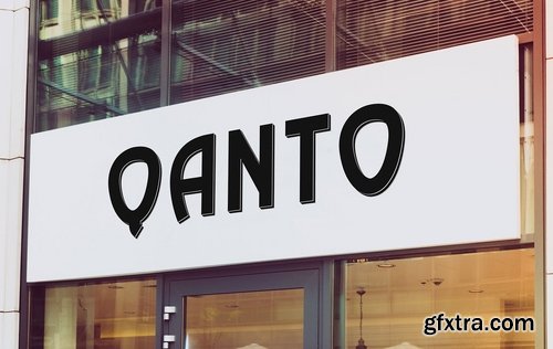 CM - Qanto - Display Font 3117913
