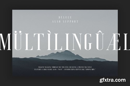 CreativeMarket Deluce - Luxury Serif Font 3109675