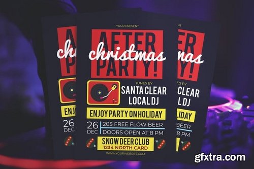 Christmas After Party Flyer