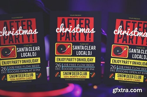 Christmas After Party Flyer
