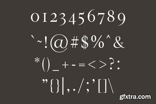 CM - Hughe Serif Font Family 3102375