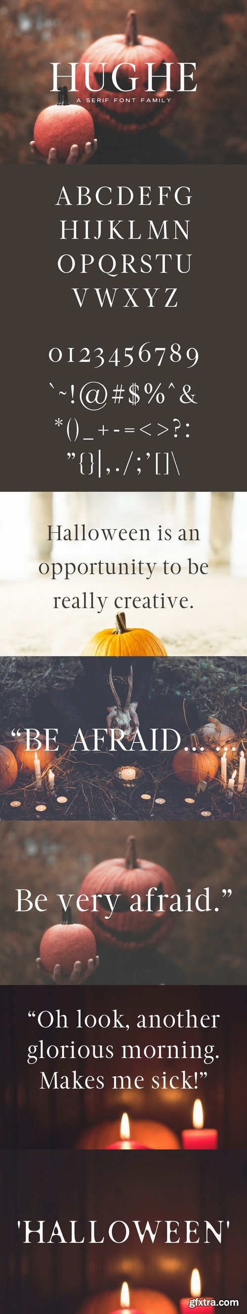 CM - Hughe Serif Font Family 3102375