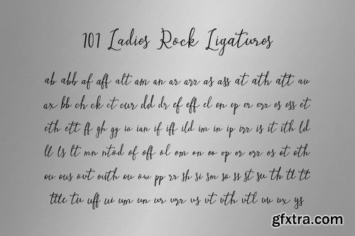 CreativeMarket Ladies Rock Font Duo 2808539