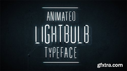Videohive Animated Lightbulb Typeface 18398522