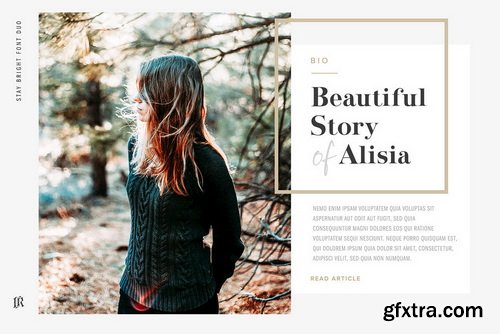 Stay Bright Font Duo Stay Bright Font Duo