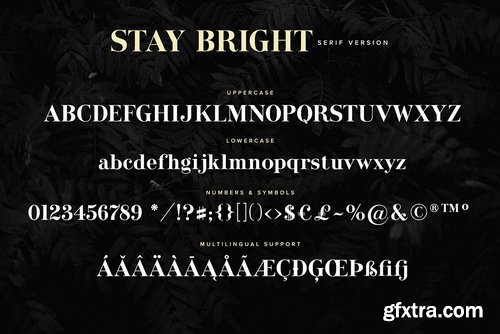 Stay Bright Font Duo Stay Bright Font Duo