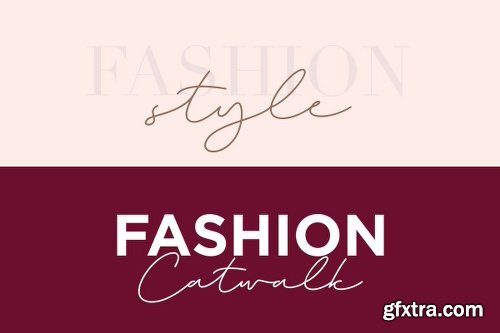 CreativeMarket Magenta - 3 Luxury Signature Font 3104959