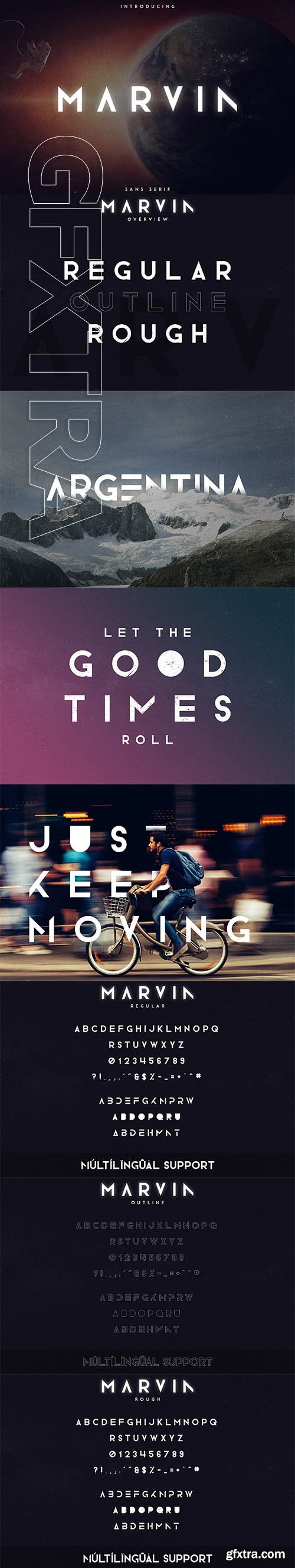 CreativeMarket - Marvin - 3 font styles 3132933