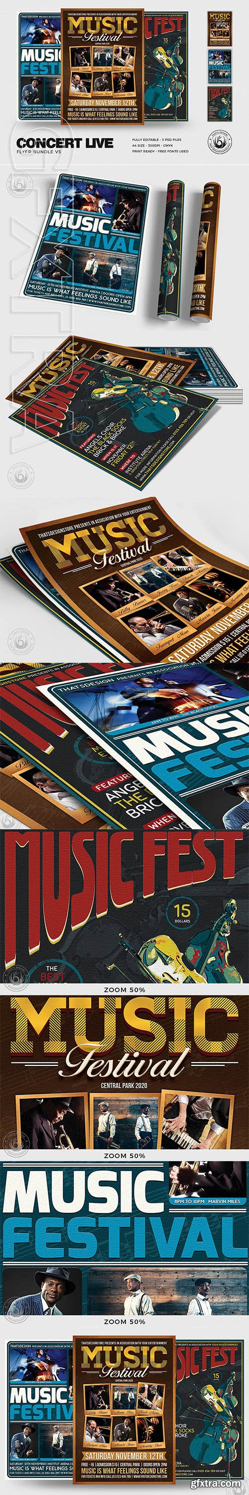 Concert Live Flyer Bundle V5