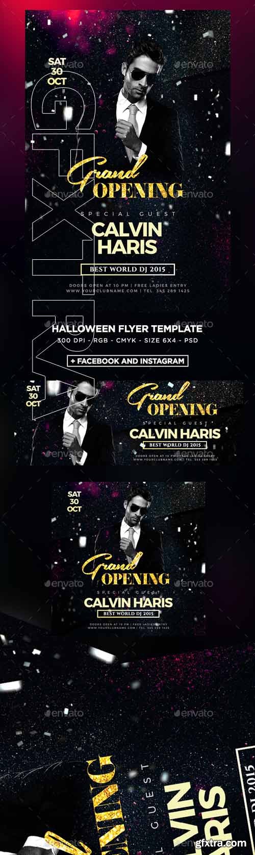 GraphicRiver - DJ Flyer 22730015