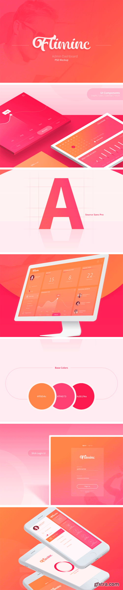 Creativefabrica - Fliminc UI Kit Admin Dashboard