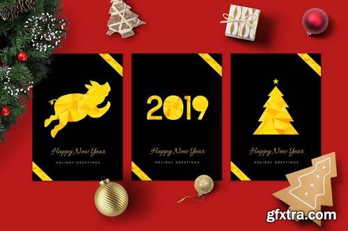 2019 Happy New Year Cards