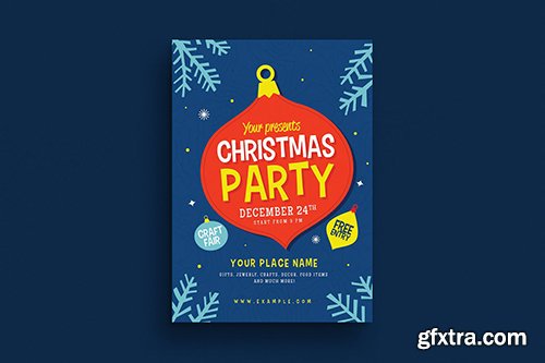 Christmas Party Flyer Christmas Party Flyer