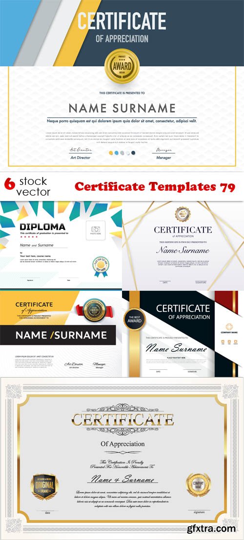 Vectors - Certificate Templates 79