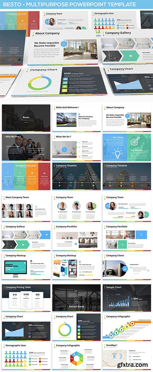 Besto - Multipurpose Powerpoint Template Besto - Multipurpose Powerpoint Template