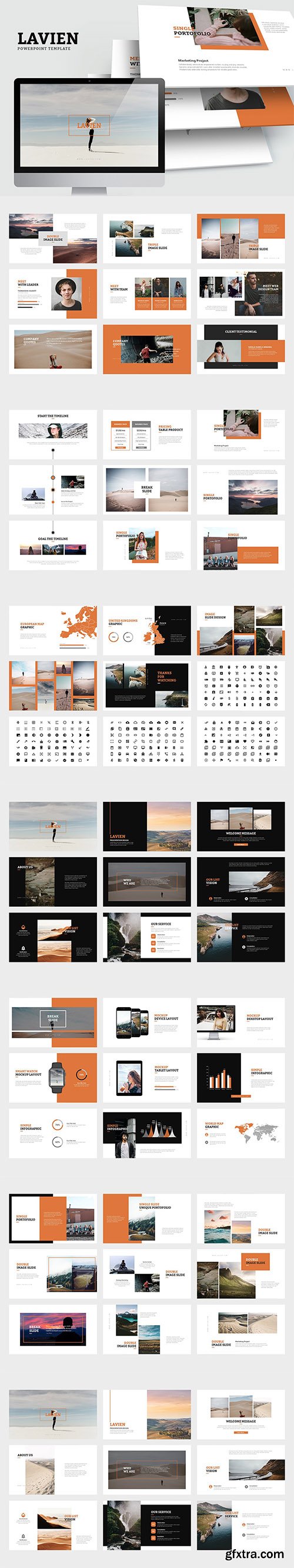 Lavien : Minimal Lookbook Powerpoint