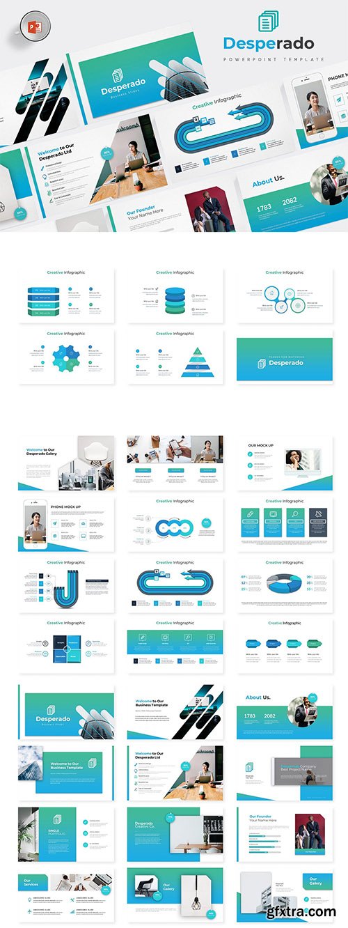 Desperado - Powerpoint, Keynote and Google Sliders