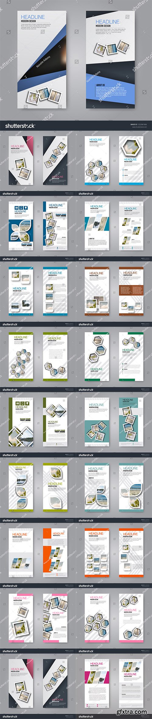 Vector Set - Flyer and leaflet design. Scale to any size without loss of resolution Vector Set - Flyer and leaflet design. Scale to any size without loss of resolution