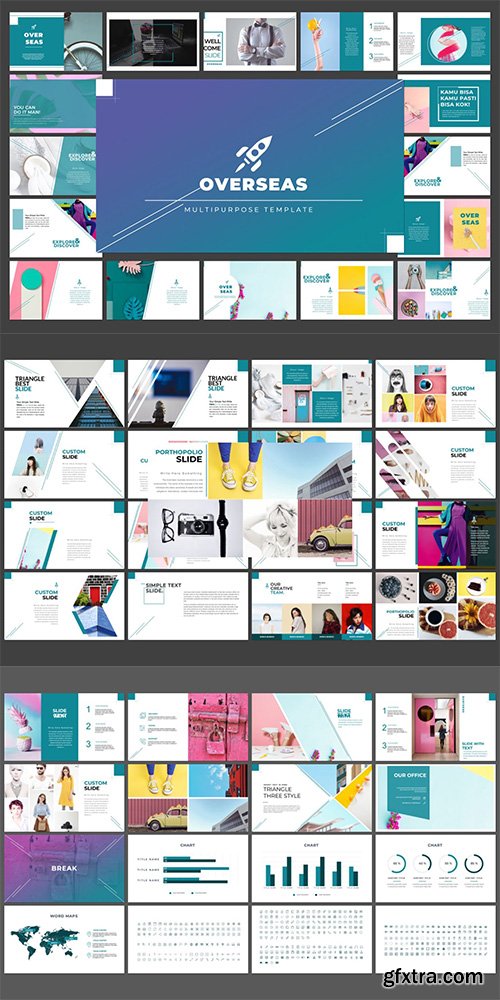 Overseas - Powerpoint, Keynote and Google Sliders Overseas - Powerpoint, Keynote and Google Sliders