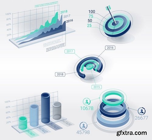 3D Corporate Infographic Elements