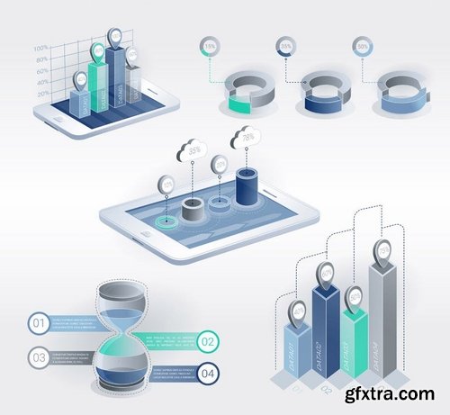 3D Corporate Infographic Elements
