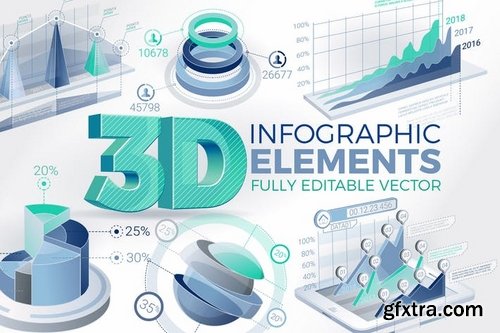 3D Corporate Infographic Elements