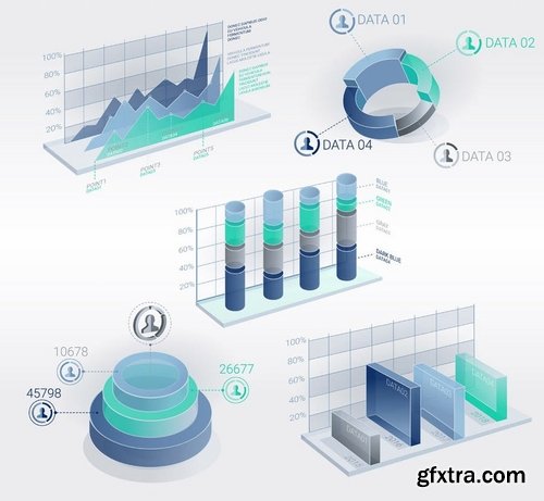 3D Corporate Infographic Elements