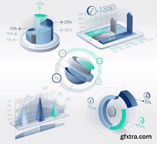 3D Corporate Infographic Elements