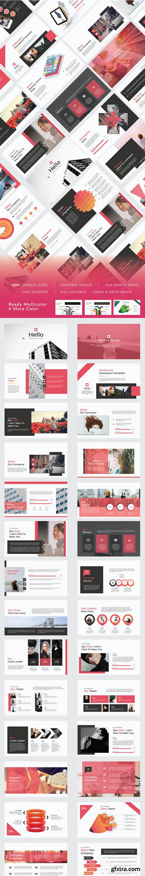 Hello Creative Design For Your Business, Keynote and Google Sliders