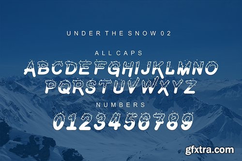FontBundles Under The Snow - 4 Fonts
