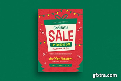 Holiday Christmas Sale Flyer Holiday Christmas Sale Flyer