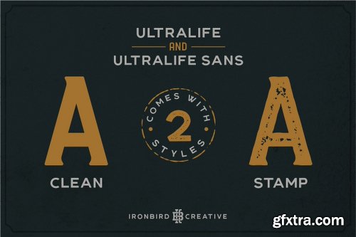 CreativeMarket Ultralife Typeface 2960622