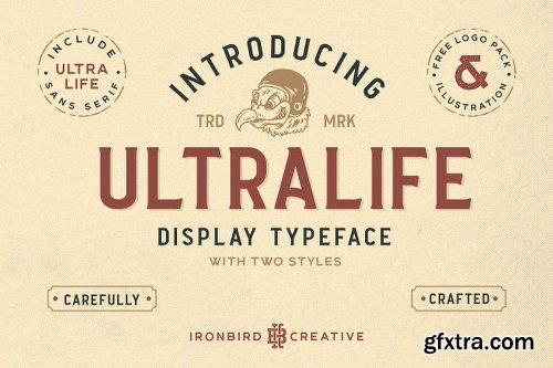 CreativeMarket Ultralife Typeface 2960622