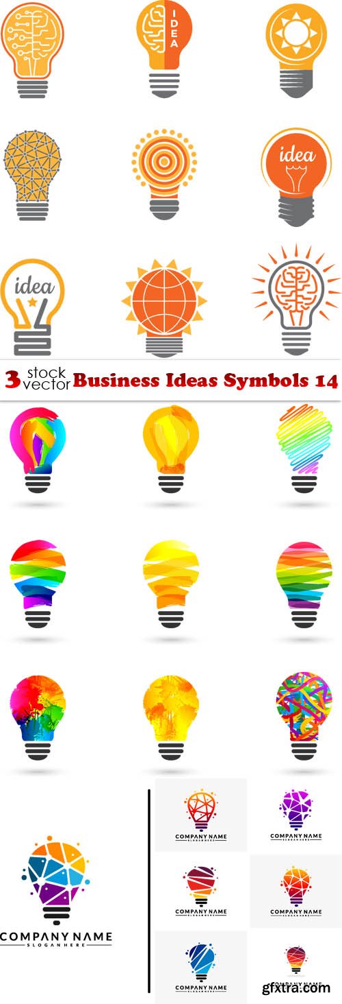 Vectors - Business Ideas Symbols 14