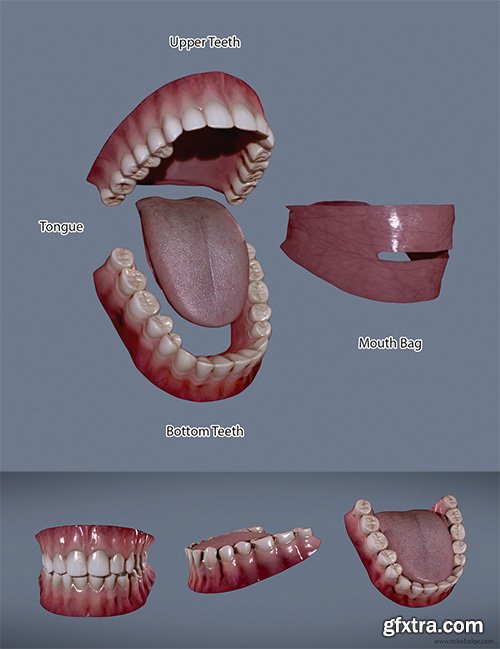 Cubebrush - Realtime Teeth