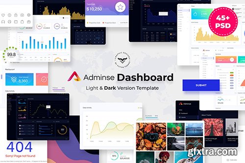 Adminse - Dashboard for Admin PSD Template Adminse - Dashboard for Admin PSD Template