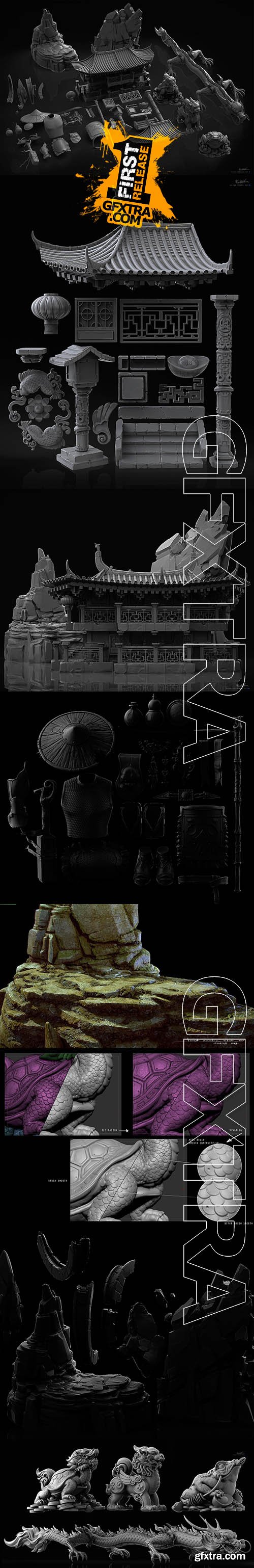 Cubebrush - Chinese complete kit