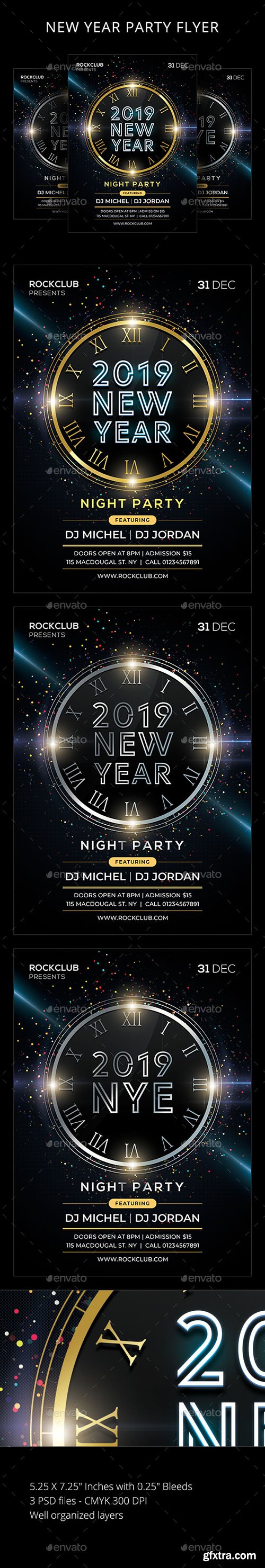 New Year Party Flyer 22855602