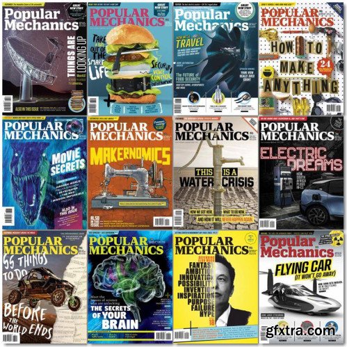 Popular Mechanics South Africa - 2018 Full Year Issues Collection