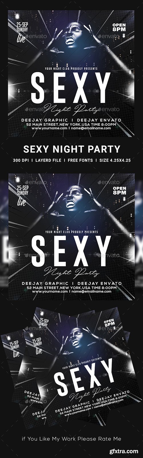 Ladies Night Flyer Template 22856126