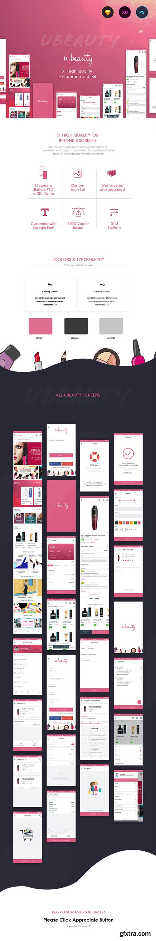 Ubeauty UI Kit Ubeauty UI Kit