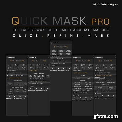BWVision - Quick Mask Pro v12 Panel for Adobe Photoshop