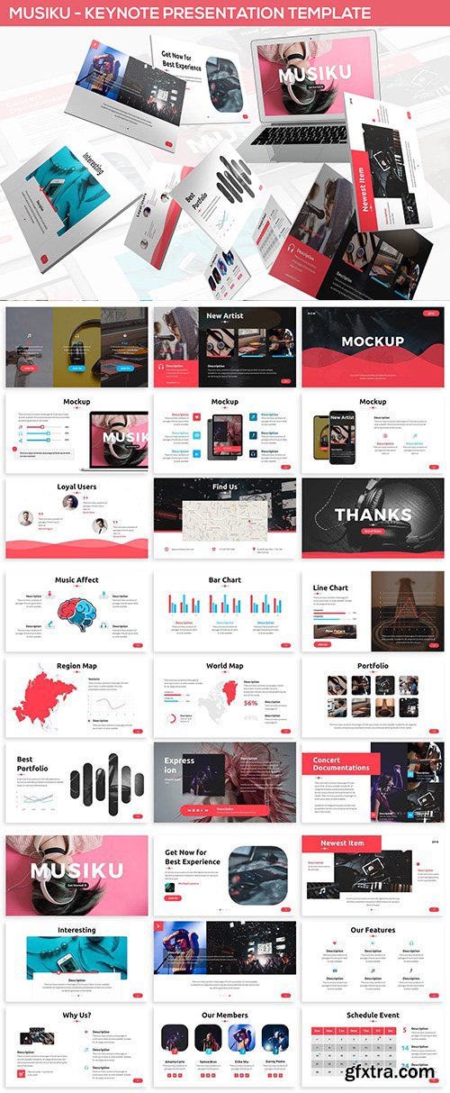 Musiku - Keynote Presentation Template