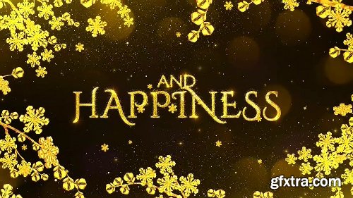 Videohive Golden Christmas Wishes 22886197
