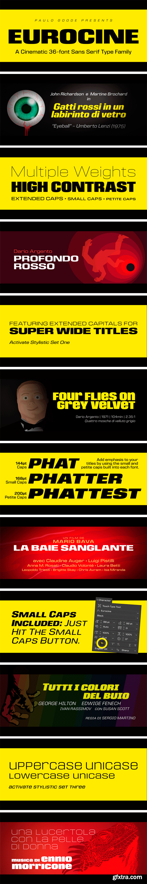 Eurocine Font Family